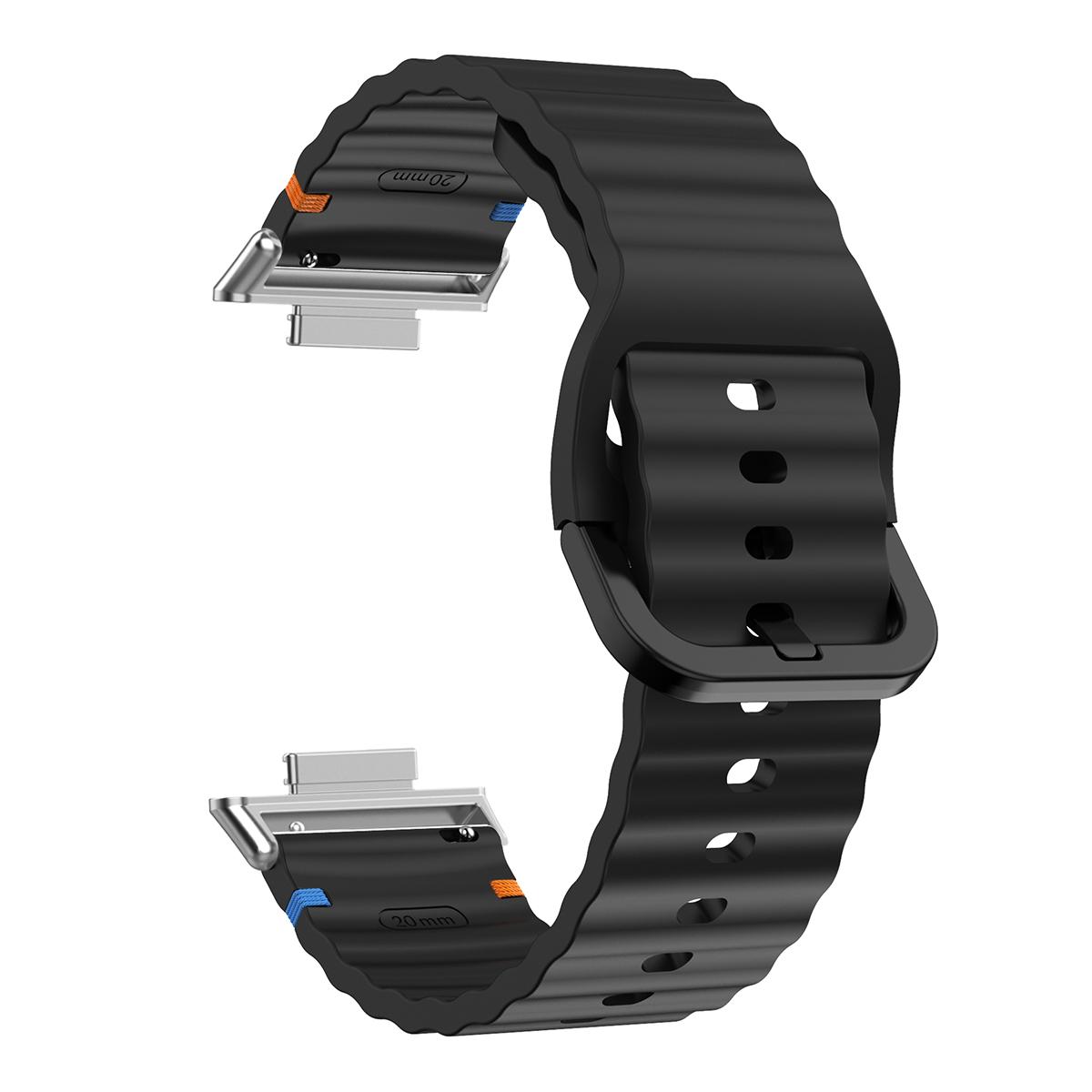 

Силиконовый ремешок для Huawei Watch FIT 3, аксессуары для спортивного браслета, сменный браслет Correa HUAWEI fit 2 1 Band For huawei Fit 3 чёрный