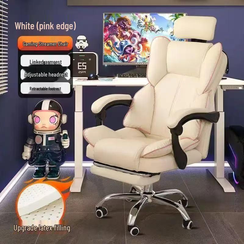 Ergonomic Computer & Gaming Chair - Comfortable Office Chair for Long Sitting, Ideal for Dormitory and University Students.