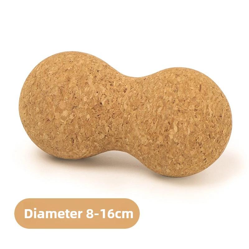 Cork Peanut Massage Ball Pilates Yoga Plantar Fasciitistherapy Ball Back muscleRelax Muscles Tension Release Therapy