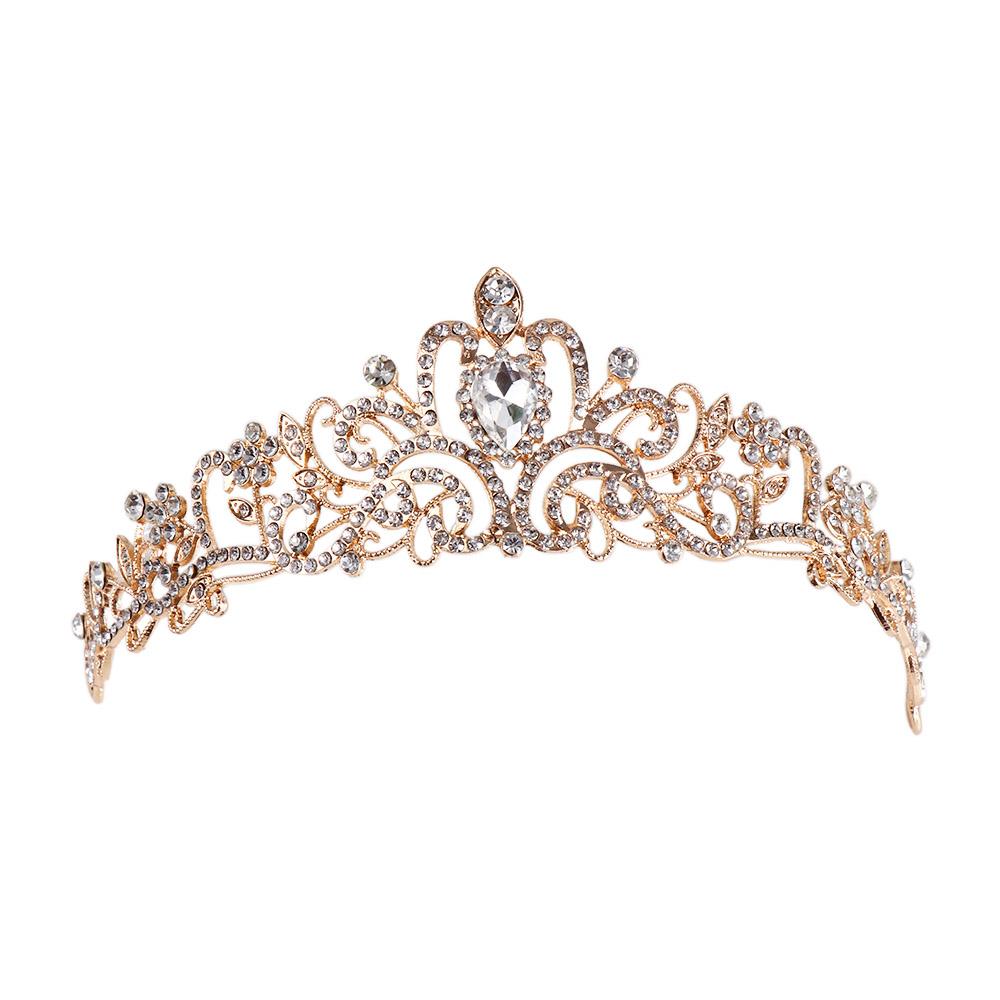 Bandeau Couronne Fille Couronne de Mariée Style Coréen Coiffe de Mariée Tiara Femme Bijoux de Mariage