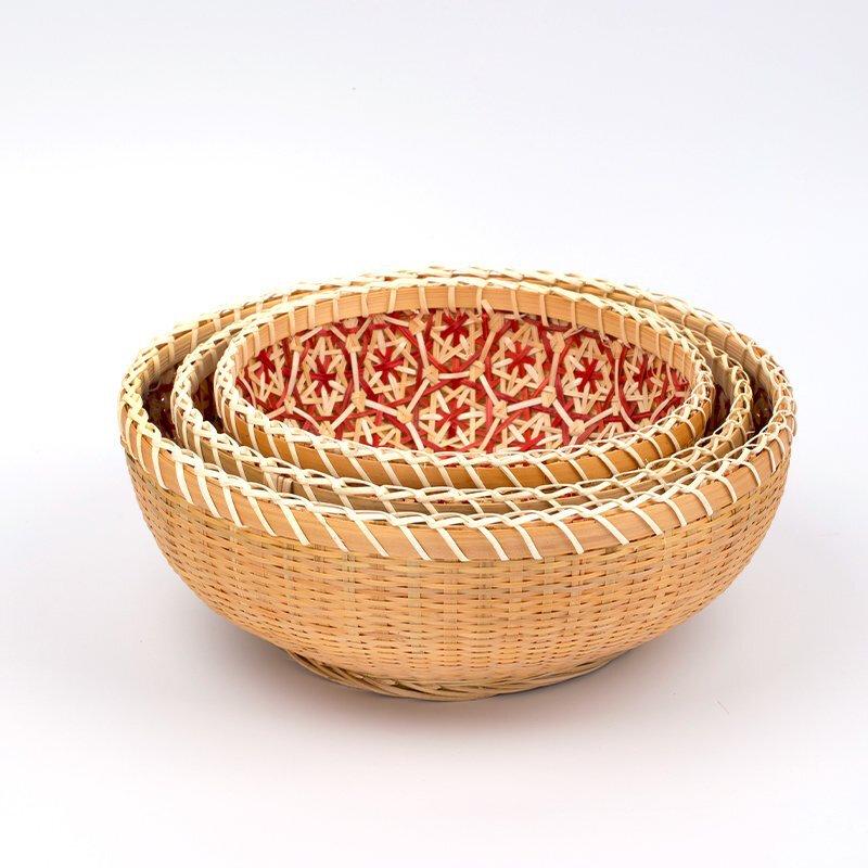 Handwoven Bamboo Storage Basket