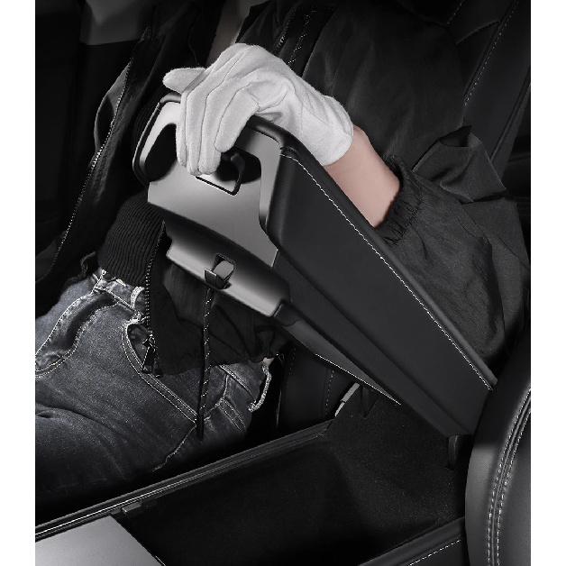 Magnetic Center Console Hidden Storage Box For Tesla Model 3/Y Juniper  Armrest Hidden Organizer Hidden Storage Box Accessory