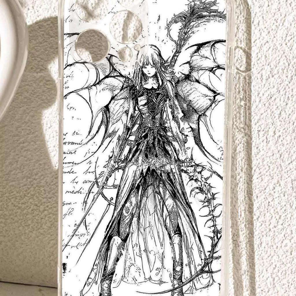 Spider-Girl Anti-Drop Clear Case for iPhone 14-17 Pro Max