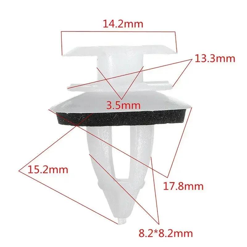 40pcs Auto Fastener Cars Bumper Clips Inner Door Panel Trim Retain Rivet Door Panel Liner For BMW BE36 E38 E39 E46  M5 Z3