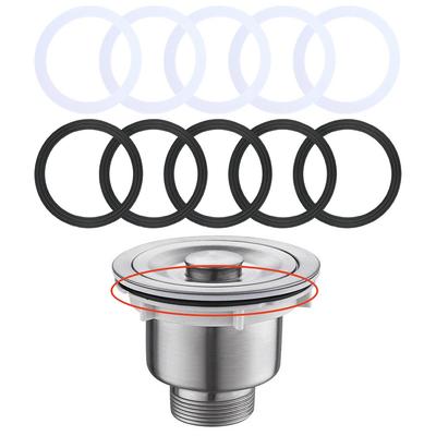 Washers for Sink Waste Strainers Compatible with 110mm Drains Set of 5