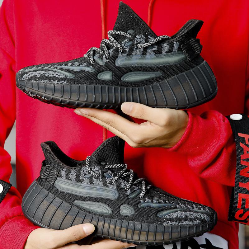Men s  Tie-dye Knit Sneakers Chunky Sole Casual Fashion Sports Shoes 39