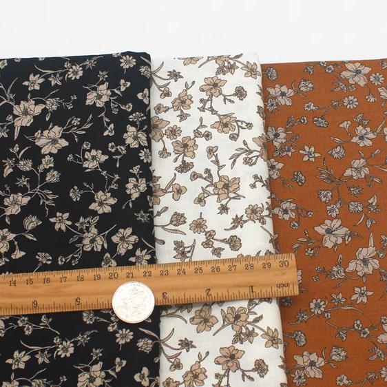 145cm X 50cm New Floral Cute Twill Cotton Fabric Children's Clothing Apparel Fabric Handmade Diy Cloth Tela Algodon Por Metro