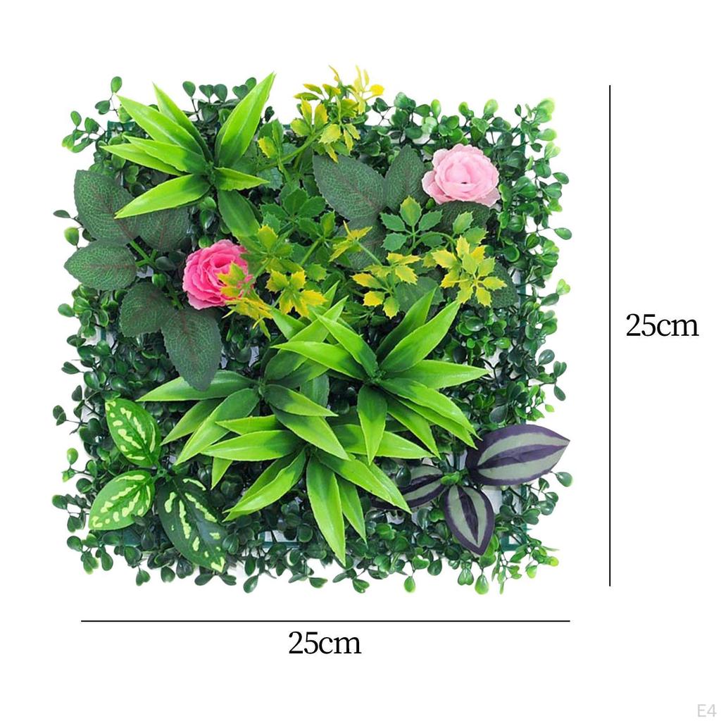 Pannello decorativo da parete verde - Fogliame realistico per casa e giardino