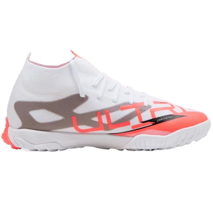 Puma Ultra 5 Match+ Fashion Versatile Comfortable Trendy Soccer Shoes Men Soccer Shoes White Red 108357-01