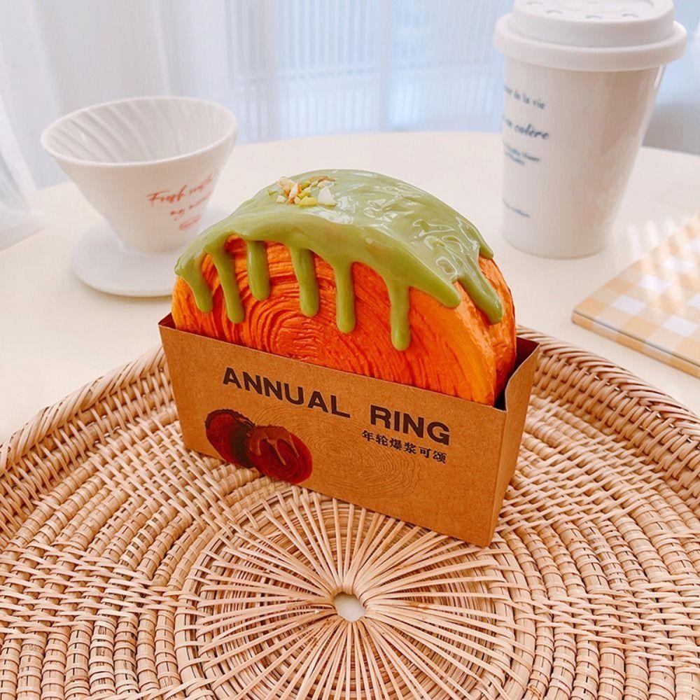 Cake Bread Slow Rebound Toy Bread Puff Slow Rebound Toy Squeeze Dessert Toy  Children Toys