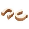 36pcs Horseshoe Shape Wooden Craft Cutouts Unfinished Horseshoe Wood Slices DIY Crafts Project