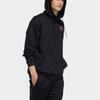 Adidas Neo Logomønster Half-Zip Hettegenser Herre Hettegenser Svart H52968