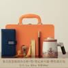 Ru kiln teacup with lid filter office cup tea separation tea cup company event gift water cup