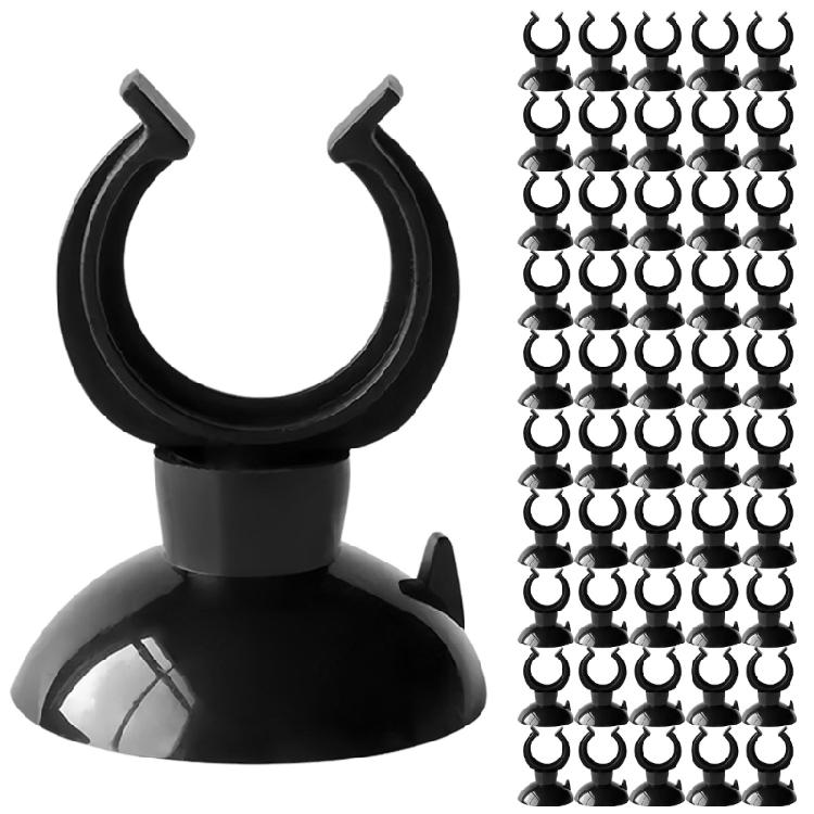 

50pcs Suction Cups Clamp for Efficient FishTanks Plant and Decoration Aquariums Hose Clip 1