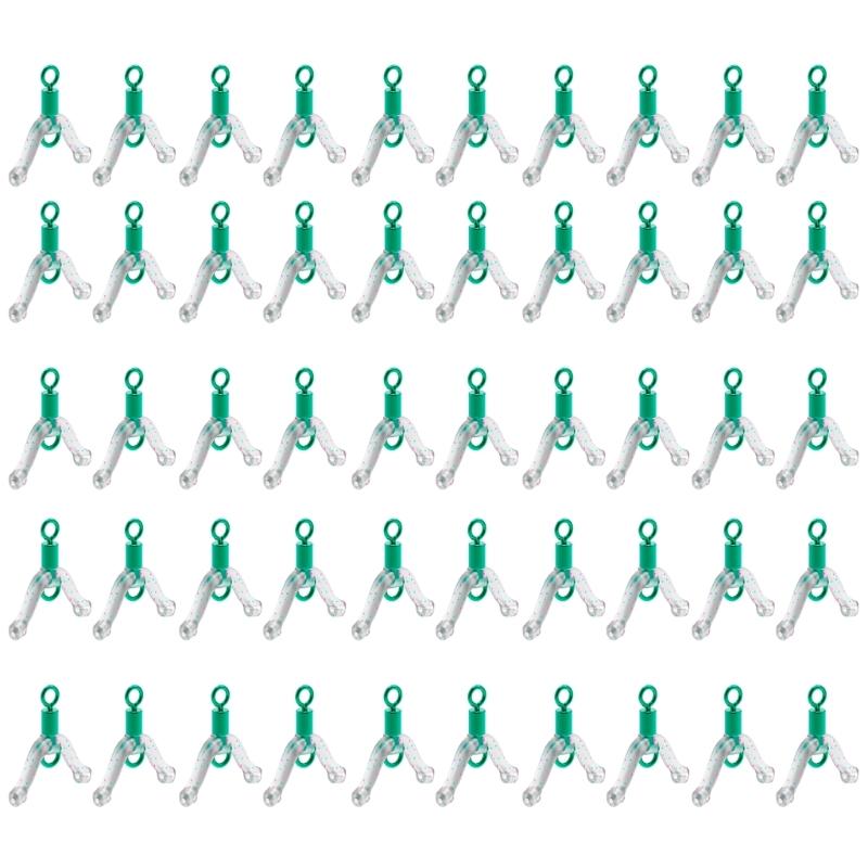 

Fishing Accessories 8 Shaped Rings for Double Hook Sub Wire Connector Space Bifurcation Swivels Contactor Device large