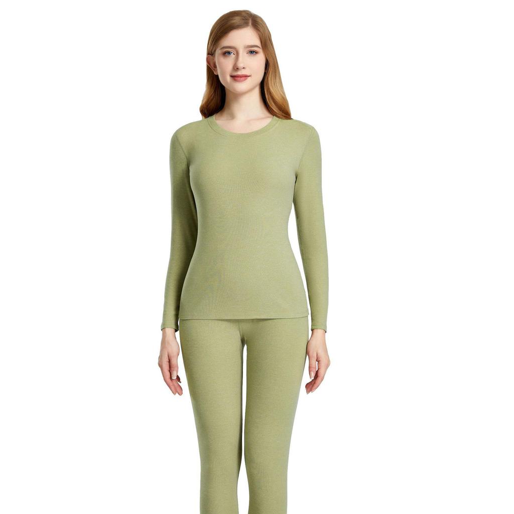 Mink Velvet Thermal Underwear Set: Quick-Warm Brushed Couple's Autumn Outfit for Men and Women - Thick and Cozy.