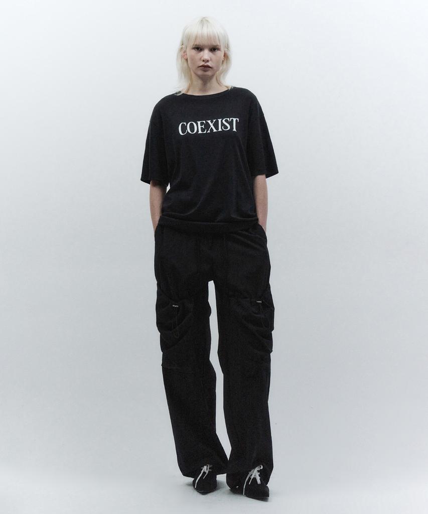 INSILENCE WOMEN Coexist T-Shirt Black