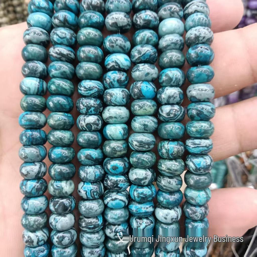 100 Natural Stone 5x8mm Abacus Beads for Jewelry Making – Bracelets & Necklaces