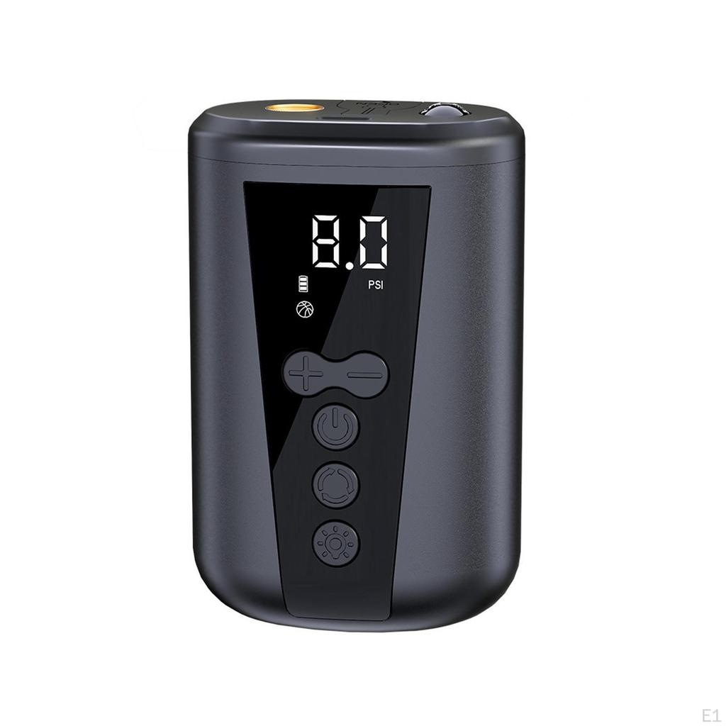 Elektryczna pompka do piłek sportowych z lekkim wyświetlaczem cyfrowym do koszykówki, lekka