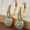 [Chic Stylish Earrings] Chic Stylish Faux Turquoise Earrings for Women | Everyday Wear, Special Events | Valentine's Day Gift