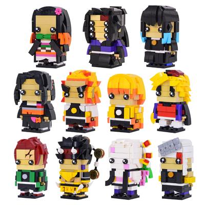 MOC Bausteine Set Zeichentrickfilm BrickHeadsed Modell DIY Actionfiguren Szenenbausteine Kinderspielzeug Für Kinder Geschenk