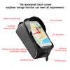 Bike Phone Front Frame Bag Black Top Tube Bike Bag Waterproof Bike Phone Mount for Bike Mountain Bike