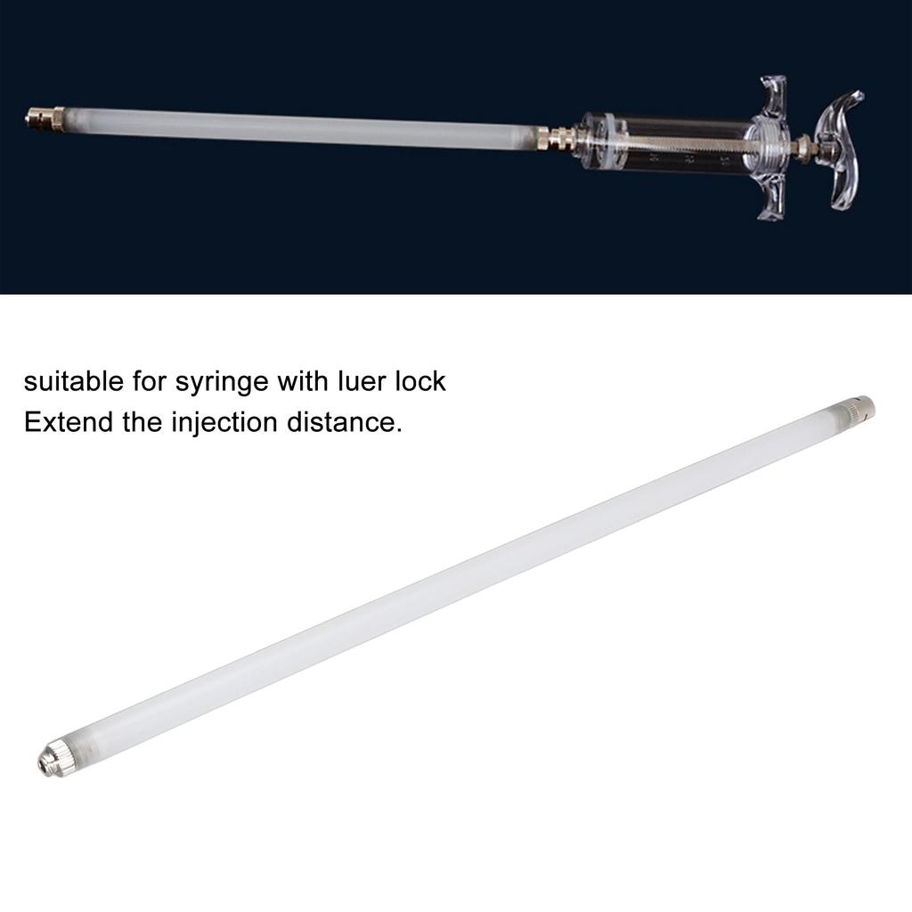 Injection Syringe Extension Tube Extending Injection Distance Syringe Extension Tube for Luer Lock Injector