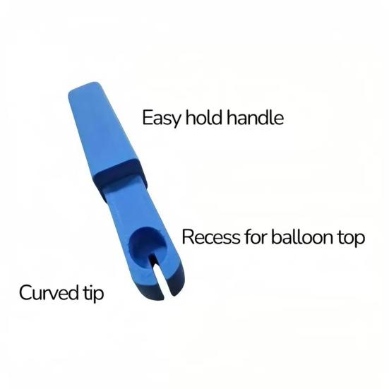 3D Printed Balloon Knotter Tool, Lightweight Tying Helper for Latex Balloons, Fast Knotting Aid Kids, Adults, Party Setups