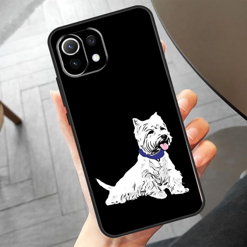 West Highland Terrier Westie Funda For POCO F6 X6 Pro X5 X3 F3 F5 M6 M5s Xiaomi 14 Ultra 12 13 Lite 11T 12T 13T Pro Case