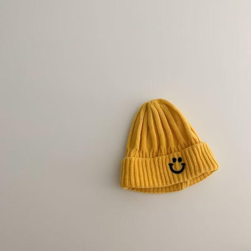 Baby Wool Hat Autumn and Winter Knitted Warm Baby Hat Versatile Boys and Girls Pullover Hat
