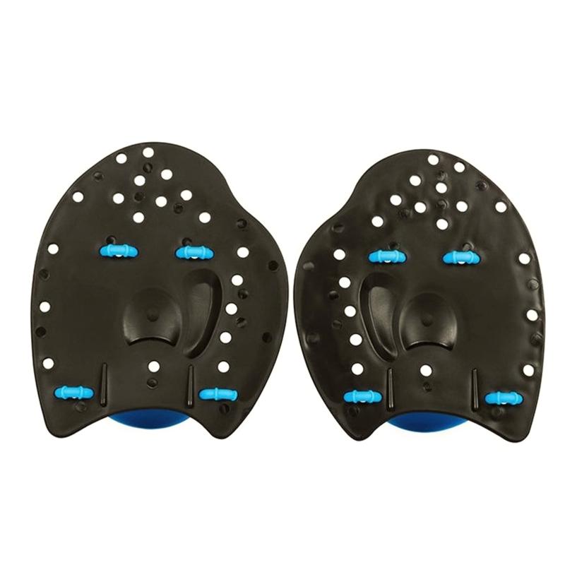 Professional Swimming Hand Paddles for Kids Adults Durable Hand Fins with Adjustable Straps Swimming Training Supplies