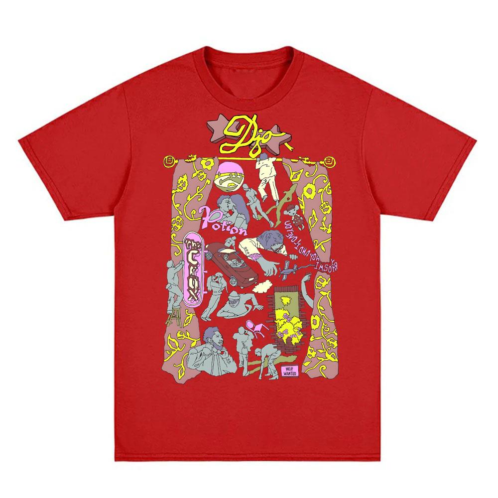 Joe Keery Flash T-Shirt Djo Same as official websiteSeconds Tee-shirt Summer Hip Hop Short Sleeve HarajukuTshirt 100%Cotton Tees