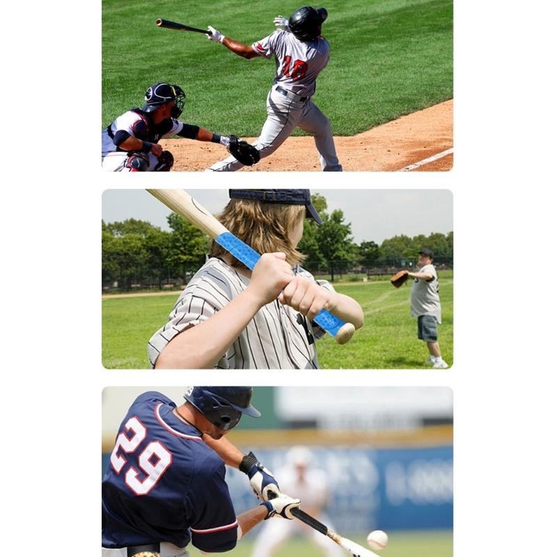 PU Baseball Bat Grip Tape Nonslip Overgrip Baseball Absorbs Sweat Tennis Grip Tape For Enhances Traction And Comfort