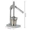 1 peça Espremedor Manual Premium de Aço Inoxidável, Espremedor de Limão de Pressão Manual, Espremedor de Frutas com Cabo Ergonômico,