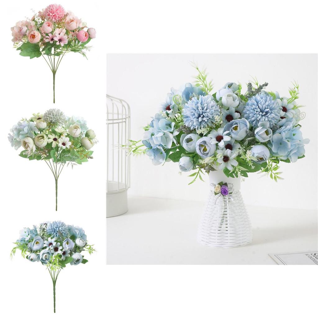 Luxurious Style Faux Camellia Sp Wedding Centerpiece For Event Decor And Photography