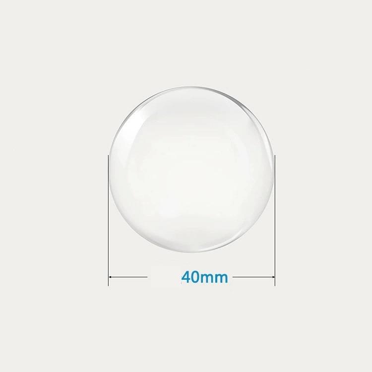6pcs Baby Transparent Soft Silicone Wall Protector Door Handle Bumper Non-slip Self-adhesive Round Doors Stop Muffler