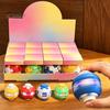 Stocking Stuffers for Kids Press to Spin Fidget Ball, Transformable Spinner Sensory Stress Relief Christmas Party Favors Children Toy Adults
