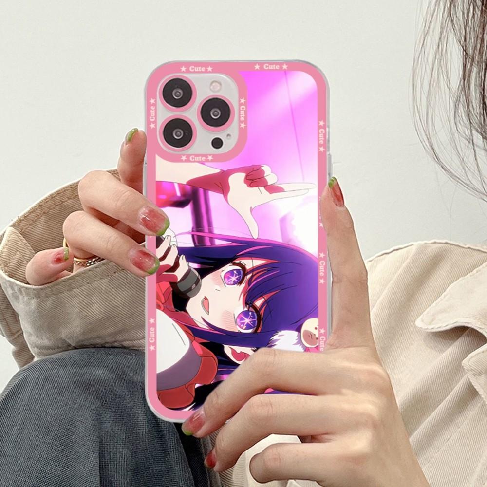 Coque de téléphone Oshi No Ko Pour iPhone 15 11 12 13 14 Mini Pro Max XR X XS TPU Coque Transparente