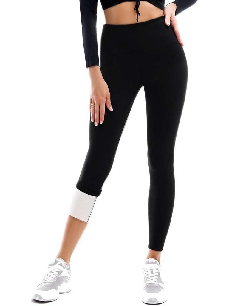 Autumn/Winter High Waist Velvet Lined Yoga Pants - Slimming, High Elastic, Warm Sportswear for Outdoor Activities