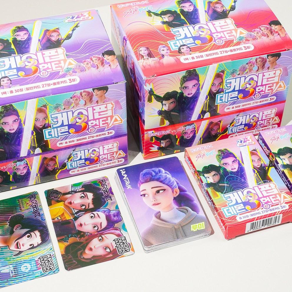 K-pop Demon Hunters Hologram Photocard Set of 30 Kedehun Photocard Character Cards, Set of 6