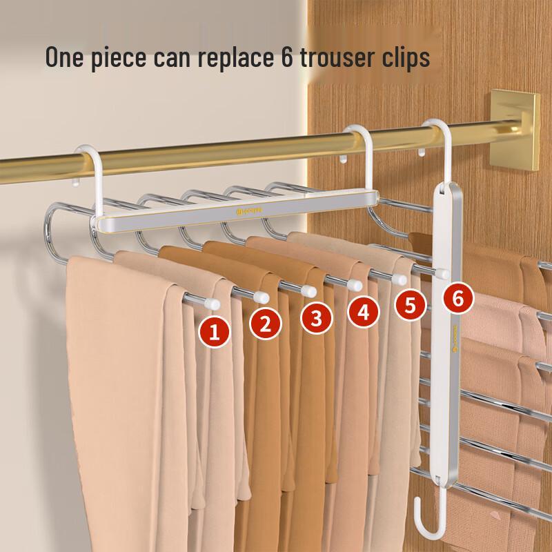 Foldable Multi-Layer Pants Hanger