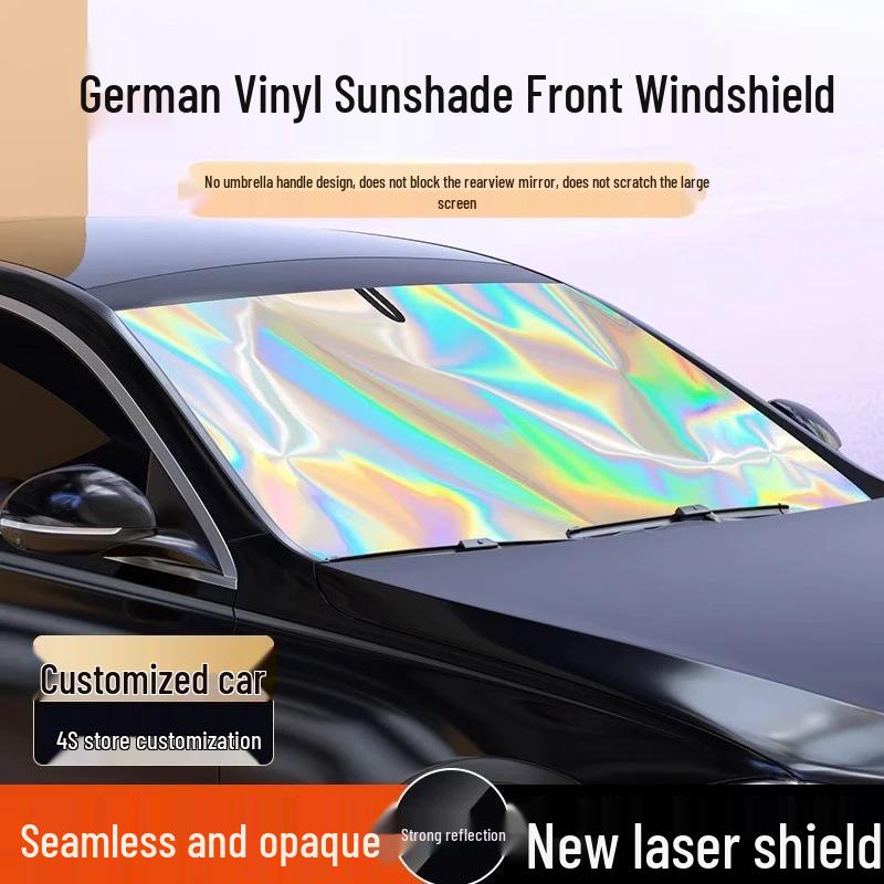 Front Windshield Sunshade Curtain - Heat Insulation Cover