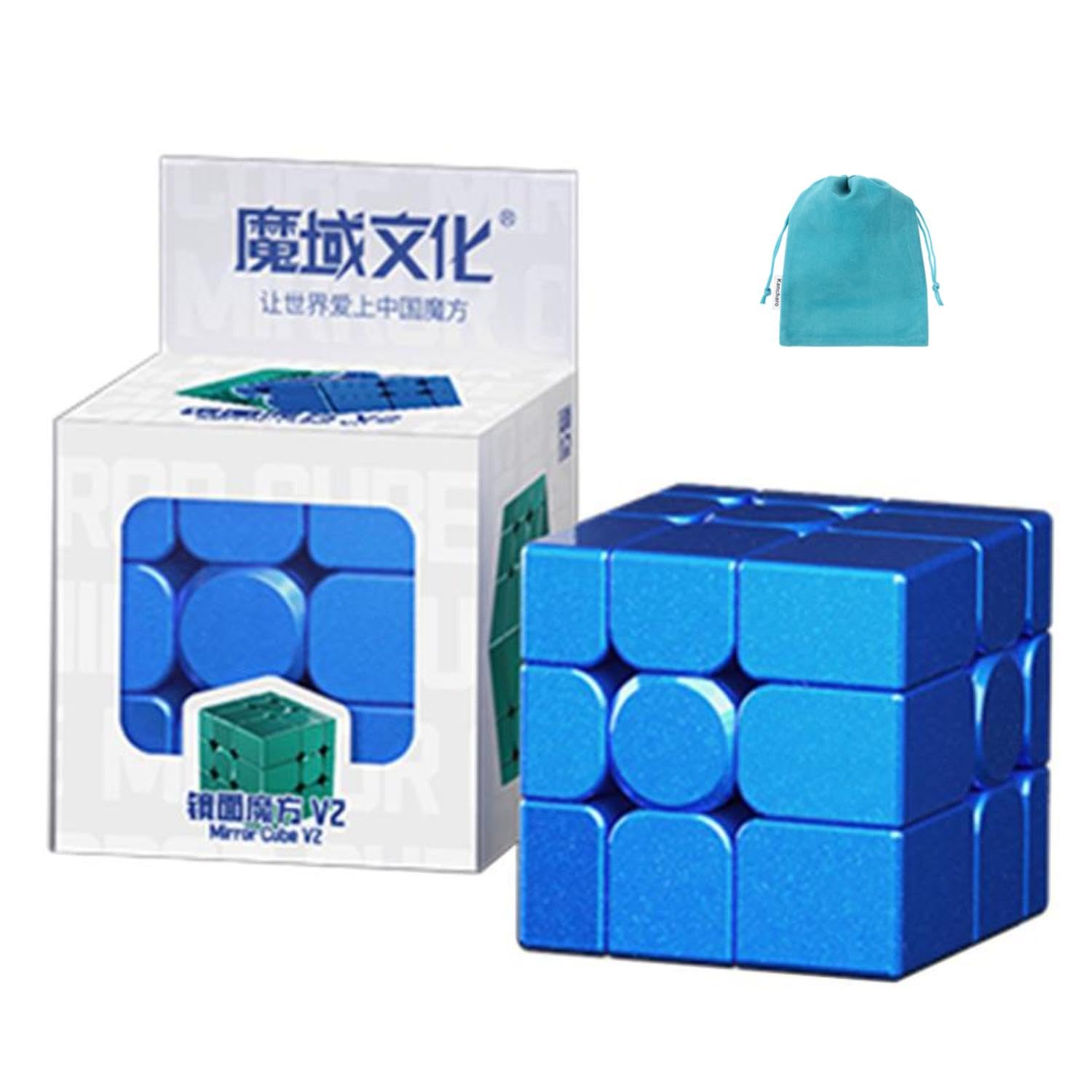 

MoYu Mirror Cube V2 [Includes PouchAuthentic] Mirror Cube (Blue)