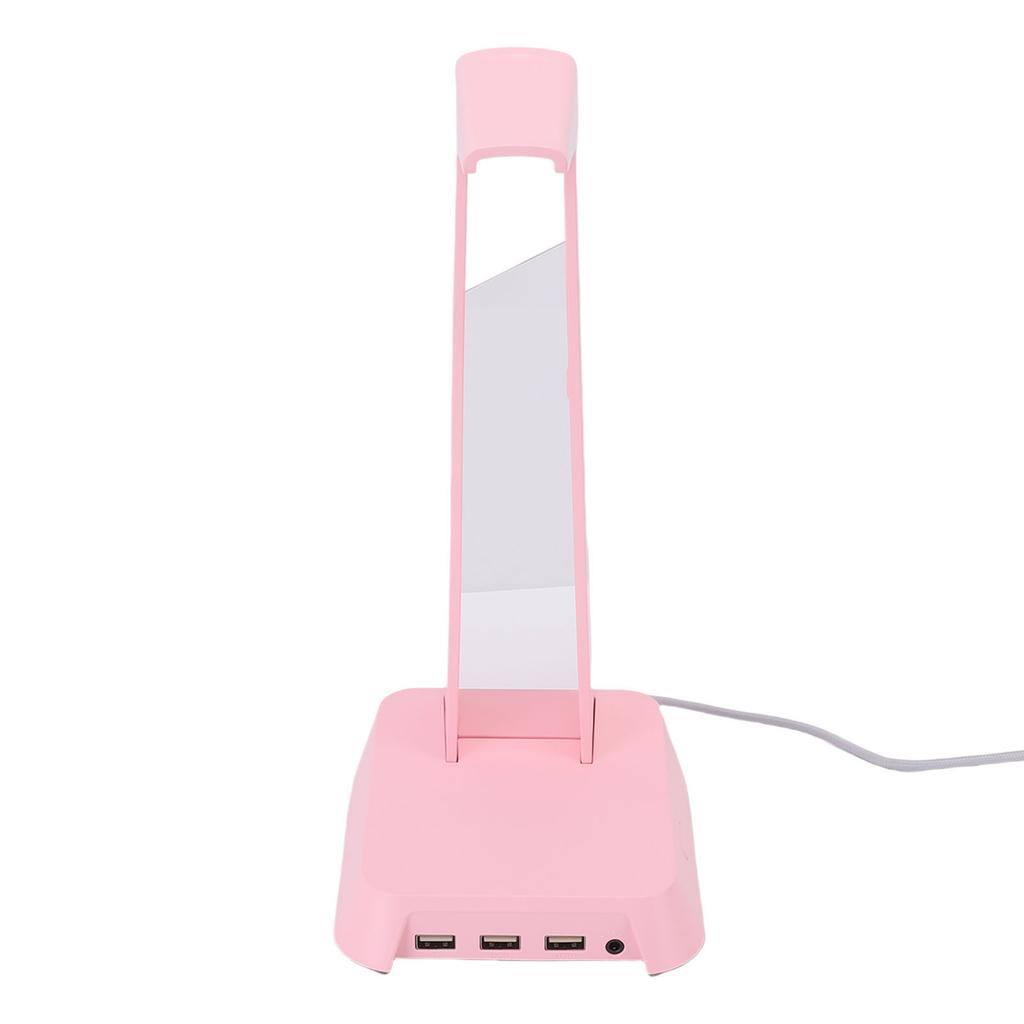 Gaming Headset Stand USB Port Multifunctional Colorful Lighting Desk Game Headphone Stand for Home