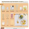 Handmade Crystal Epoxy Dried Flower Coaster DIY Kit for Kids - Back To School Gift