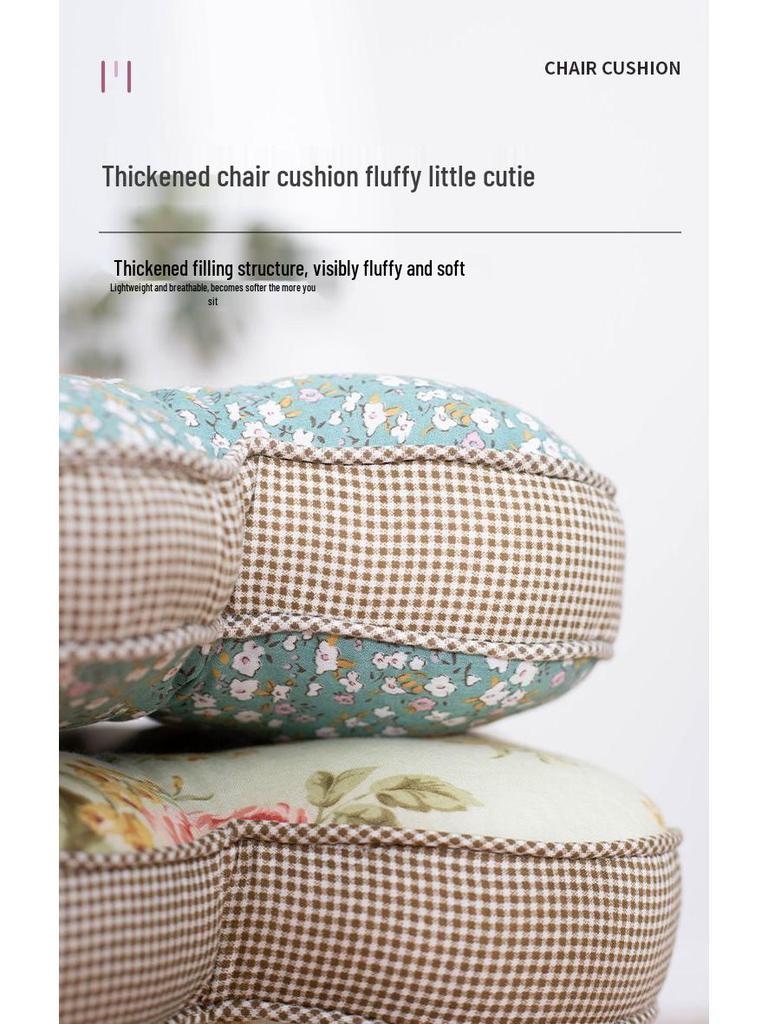 Korejský polštářek s květinami švestky: Celobavlníkový polštářek na zdřímnutí do kanceláře a ložnice