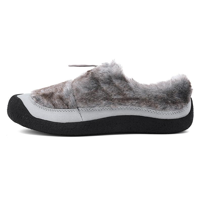 Star Women's Shoes of the Same Style, Small Sheep's Hooves, Small Bear's Paw, One Pedal, Fluffy Slippers, Women's Outdoor Casual Shoes, Warm In Autum