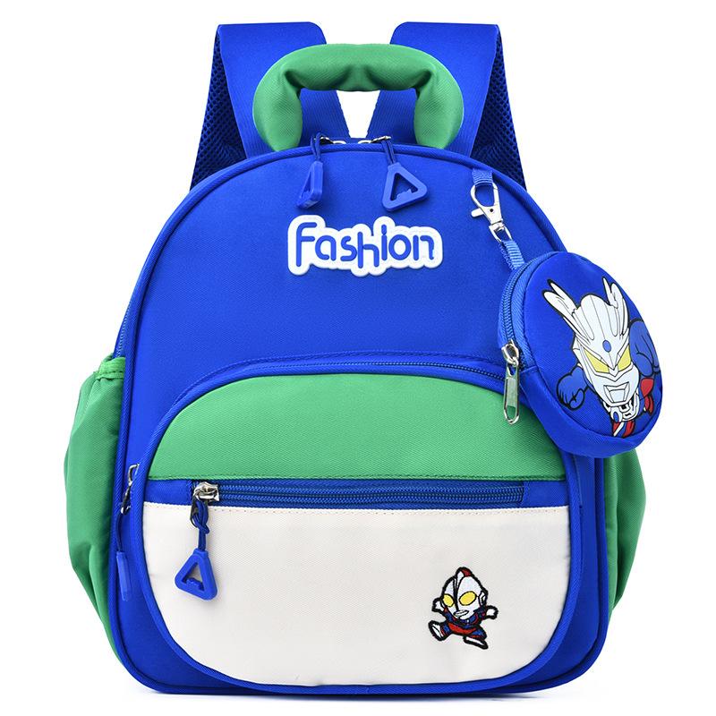 New kindergarten small schoolbag boys and girls backpack cartoon cute super light load reduction large capacity casual backpack 25*11*28