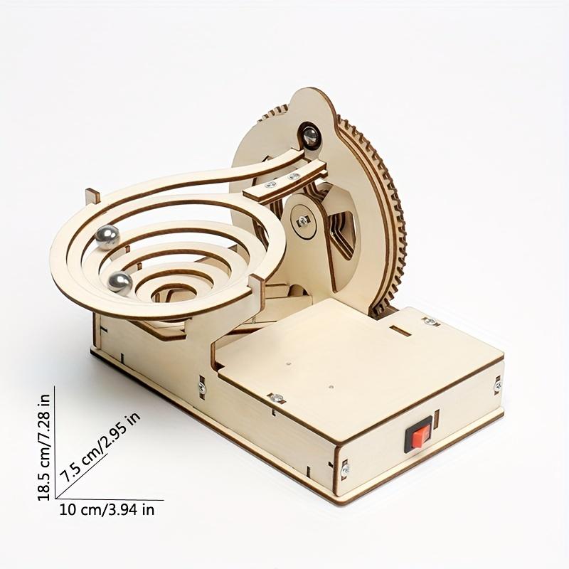 Kleines Experiment Kugelbahnmodell Rutsche Naturwissenschaften elektrischer Wirbel Zusammenbau Kugel mechanisches Gerüst 12 Jahre alt+
