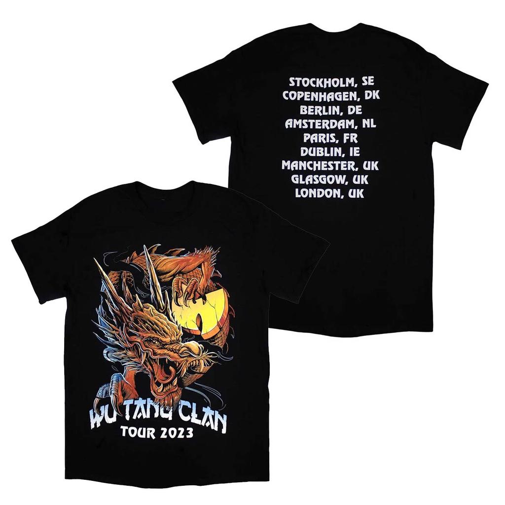 Best Summer WuTang Clan Hip Hop Group American Retro Loose ShortSleeved TShirt for Unisex and Women